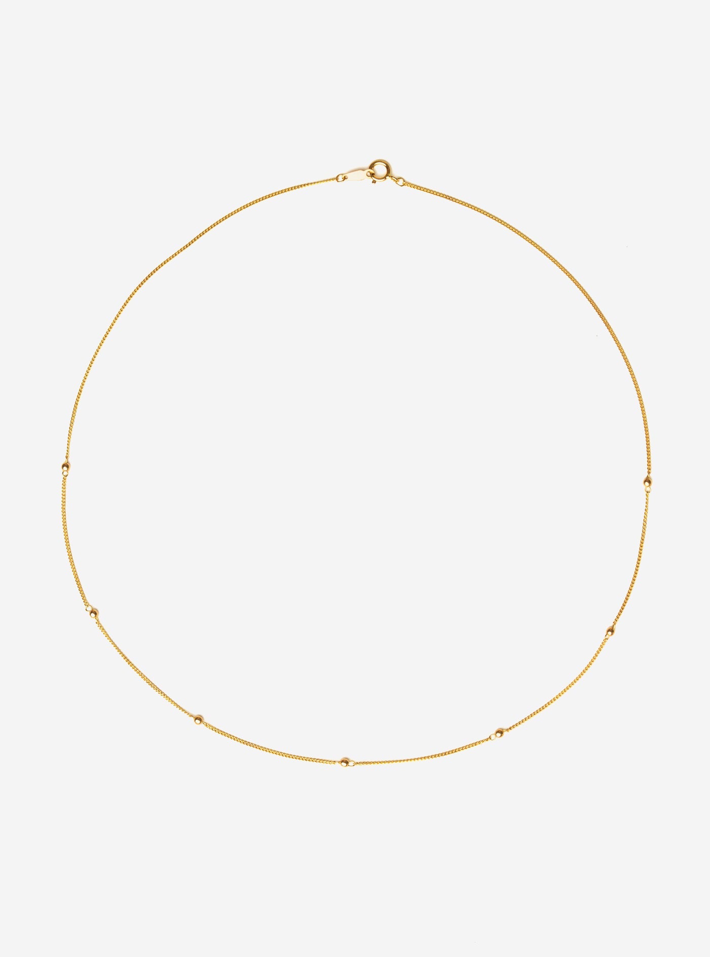 Fine hot sale gold choker