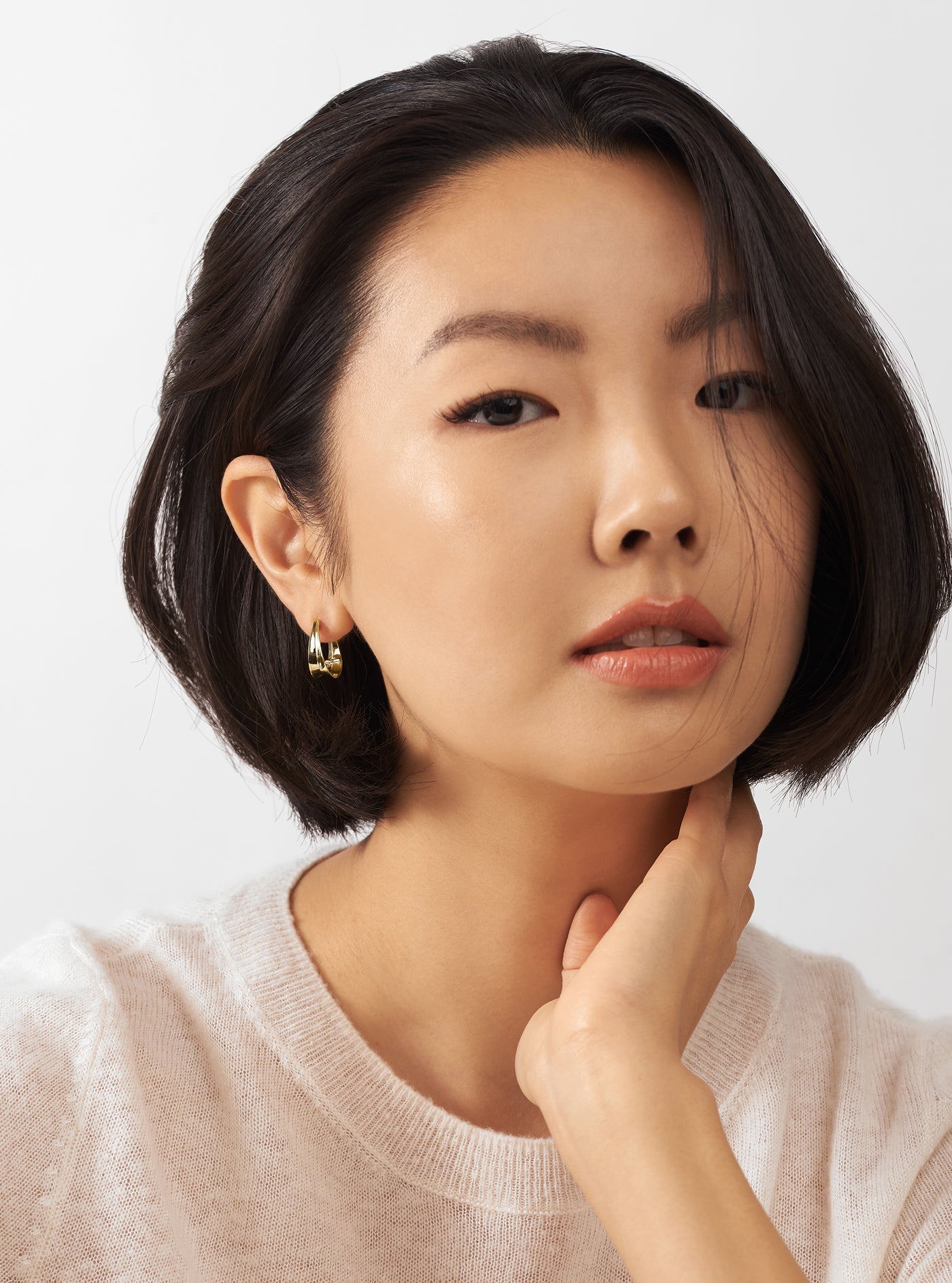 Korean 14k store gold earrings