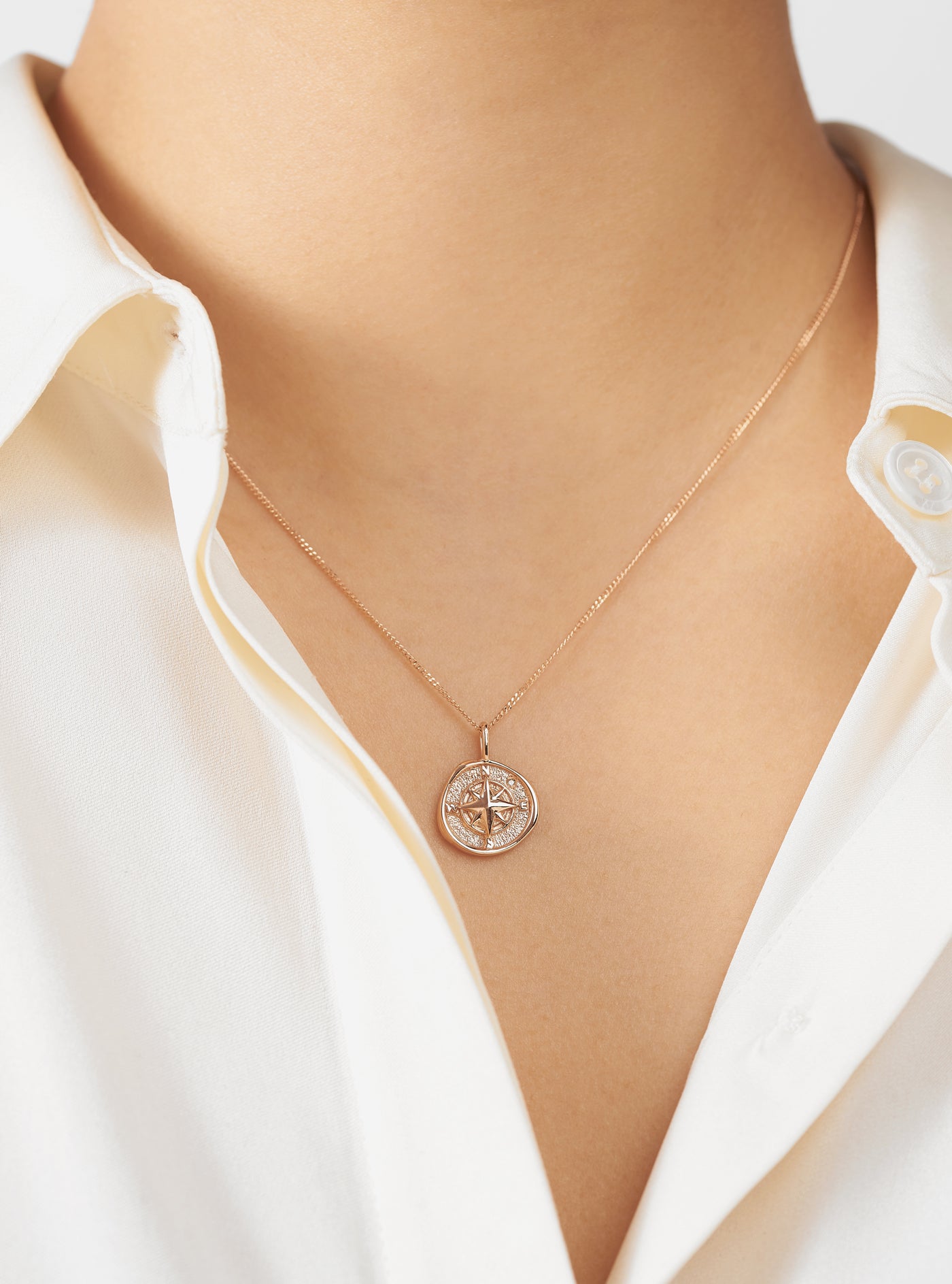 The Right Path: Compass Pendant Necklace