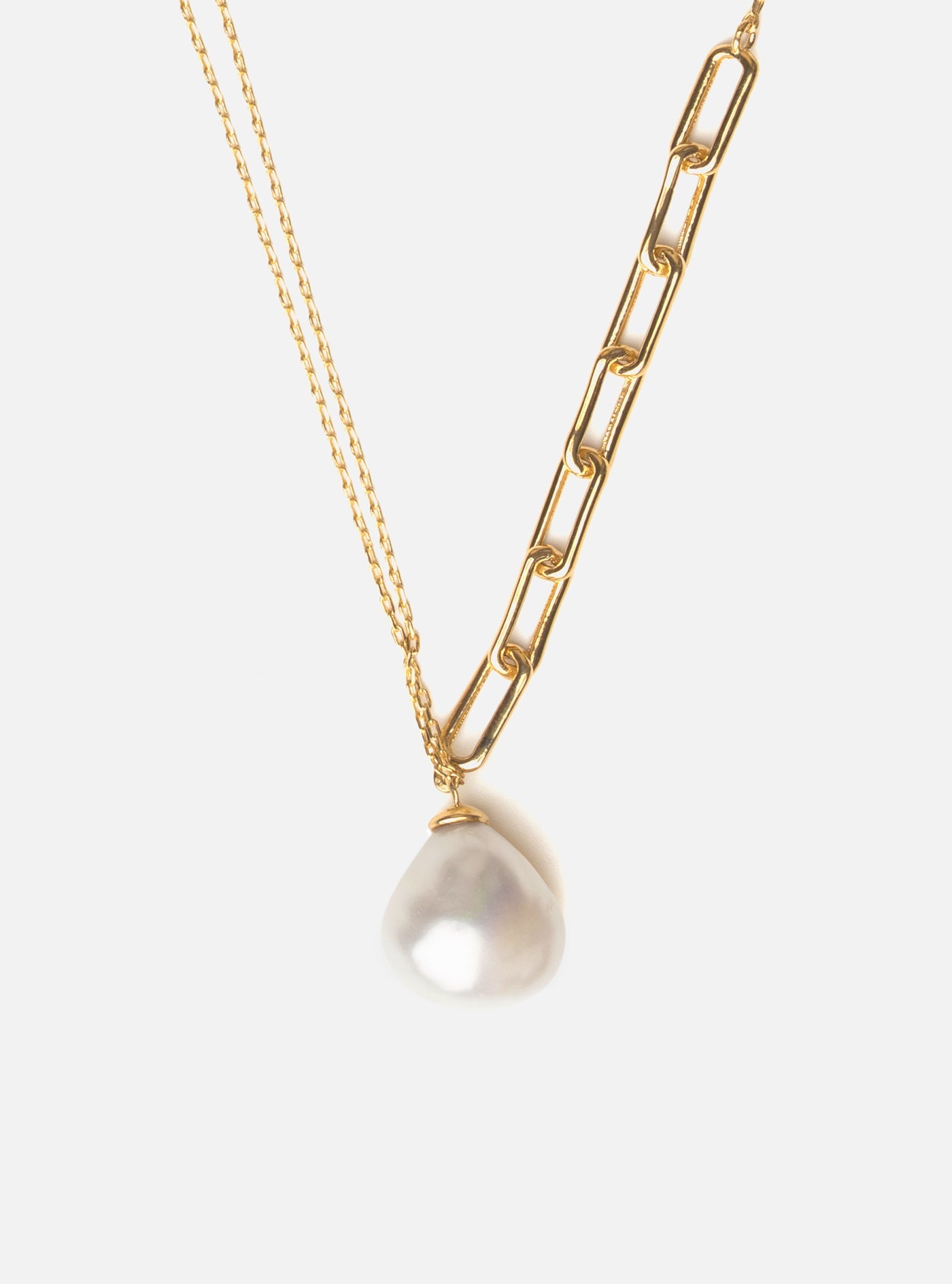 Double Chain Freshwater Pearl Necklace