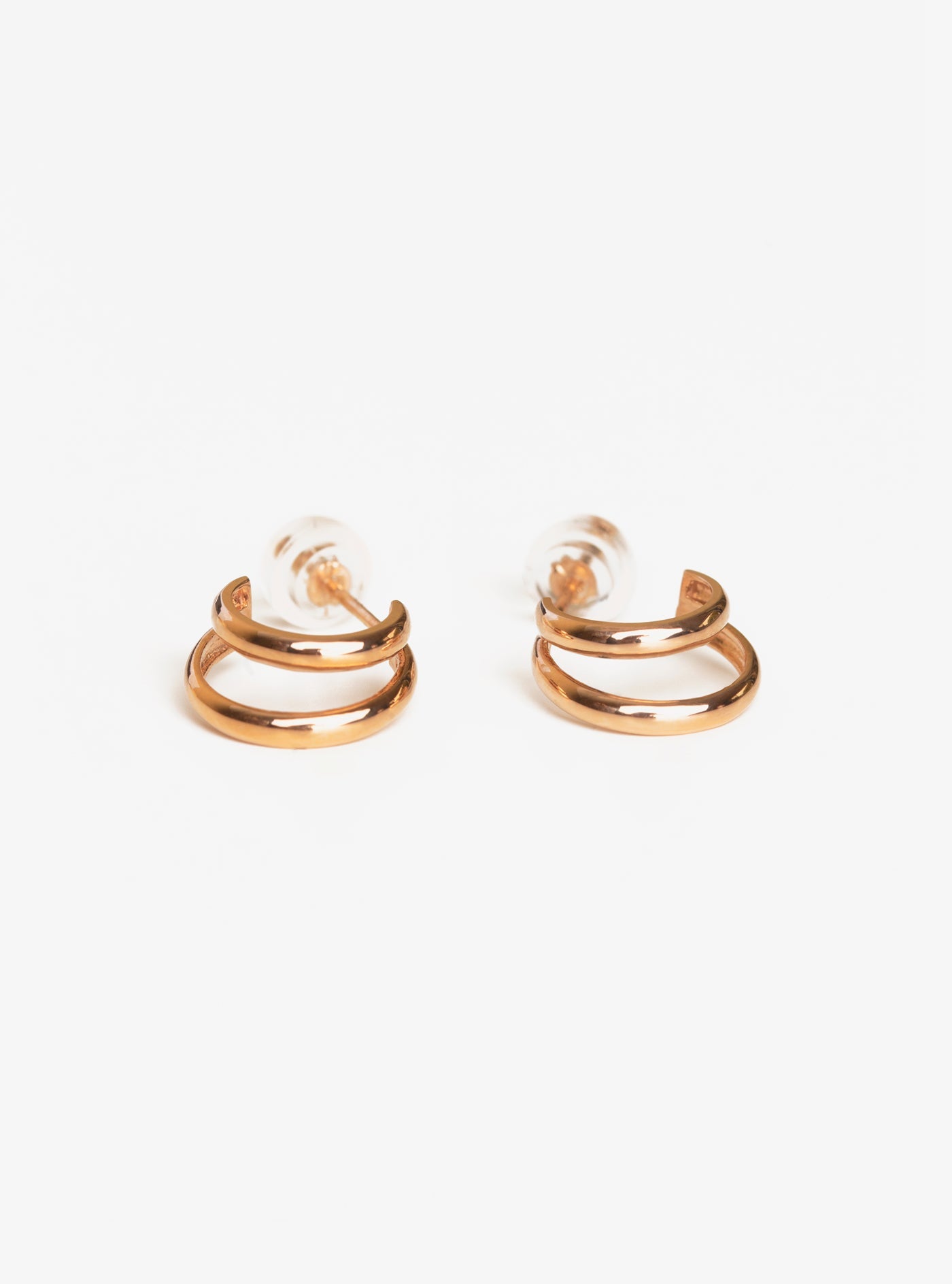 Double Open Hoop Earrings