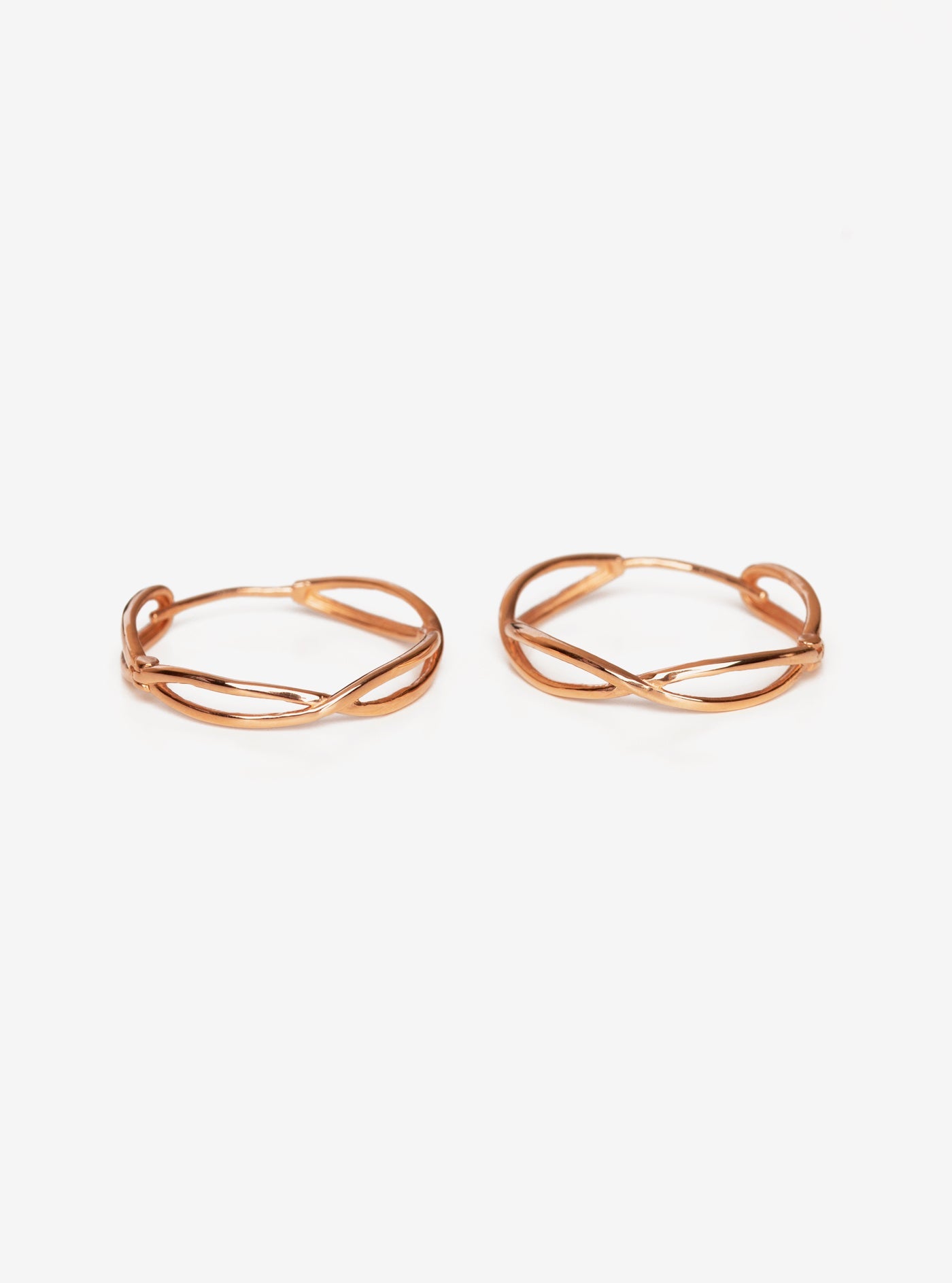 Hourglass Hoop Earrings