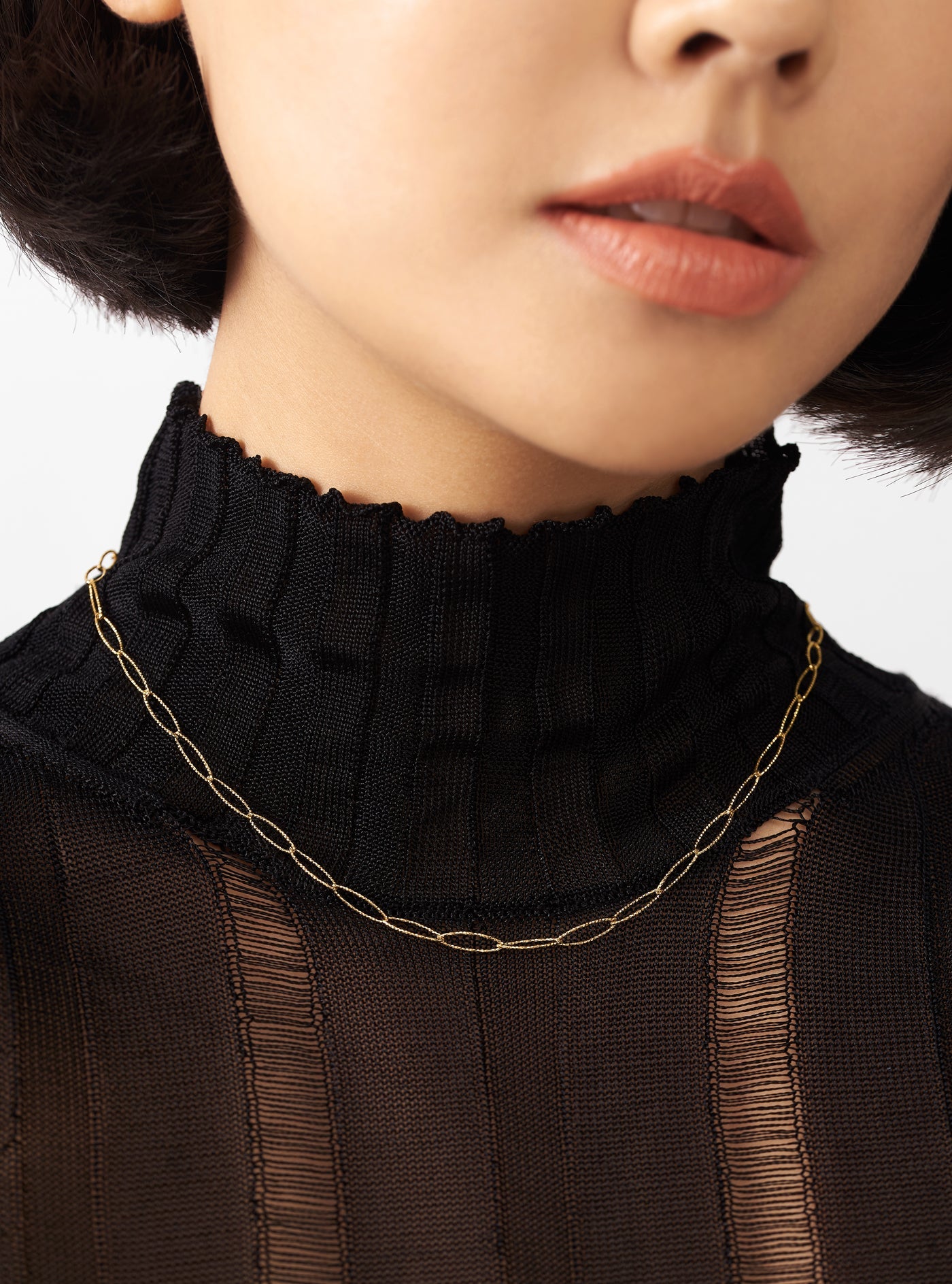 Multi-Cut Choker Necklace